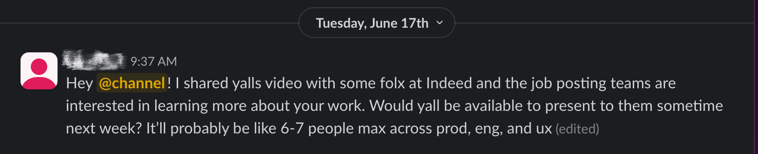 Project Scope on Early Stage Hiring